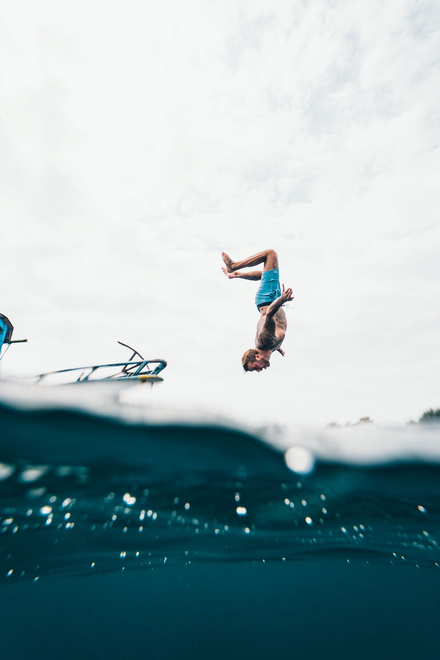 plongeon d'un bateau plongeon d'un bateau