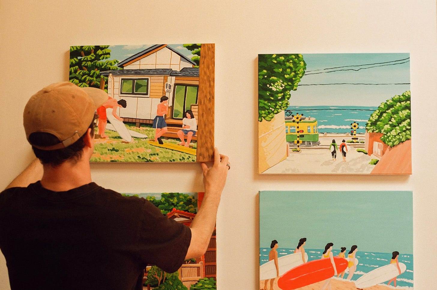 Greenroom Festival 2026, surf art by Alimo