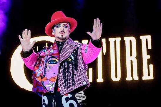 Boy George performs with Culture Club at Parco Musica Milano on June 29,  2026 in Milan, Italy. @boygeorgeofficial @cultureclubofficial  @parcomusicamilano @djangomusic_it @paroleedintorni #BoyGeorge #CultureClub  #pmm2026 #sergione #sergioneinfuso