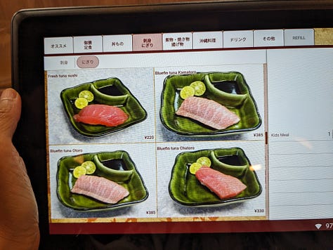 Tuna carving show, Okinawa, Japan