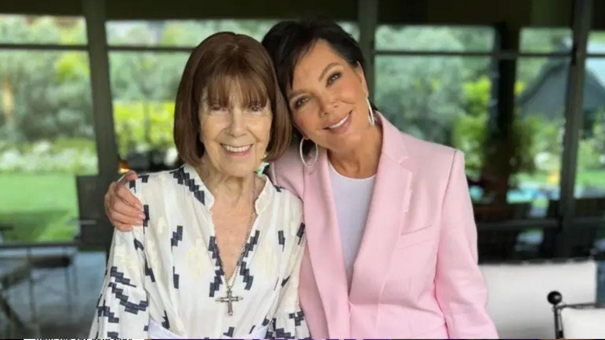 Kris Jenner has announced the passing of her mom, Mary Jo.
