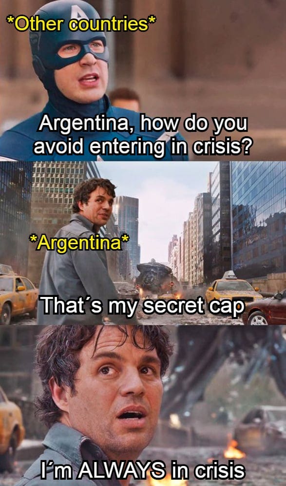 Argentina´s modern history summarized : r/HistoryMemes