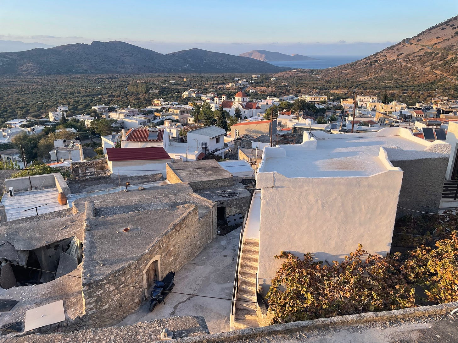 Kavousi at sunrise