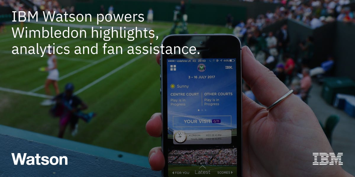 Wimbledon and IBM collaboration : Courtesy of Elizabeth Kiehner