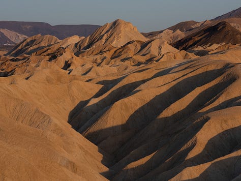 Sunset over Zabriskie Point