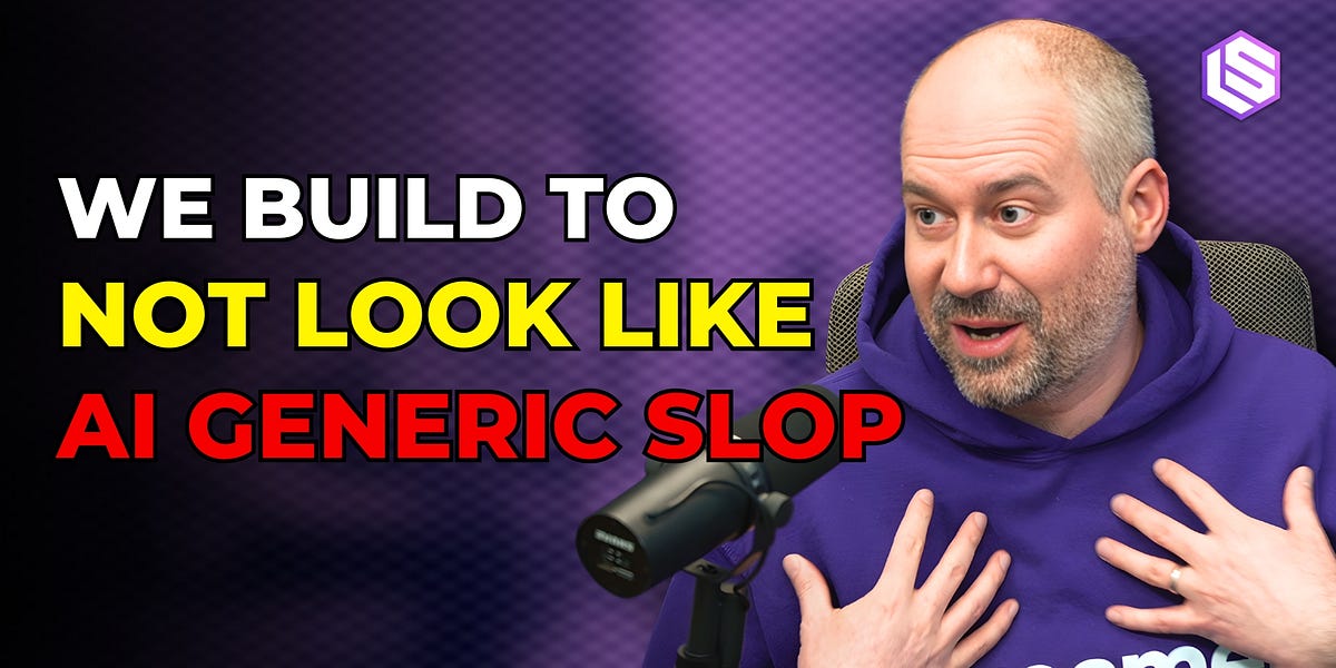 David Singleton presenting Dreamer Sidekick on stage with purple branding