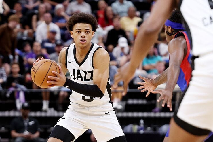 Utah Jazz's Keyonte George learning NBA at SLC Summer League - Deseret News