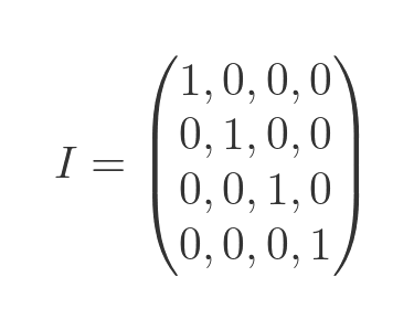 Identity matrix