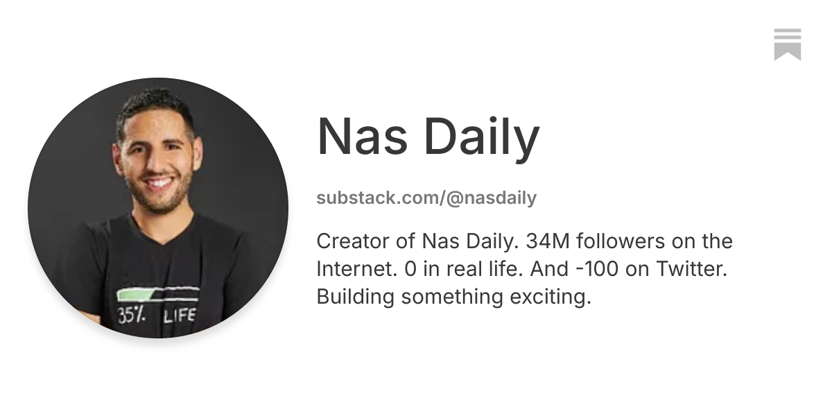 Nas Daily | Substack