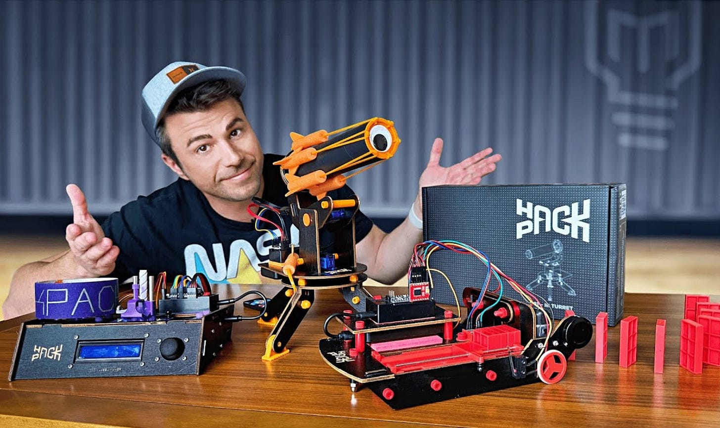 Mark Rober's Crunchlabs brings STEM to kids. A new "Hack Pack" does the same for adults. - Tubefilter Mark Rober's Crunchlabs brings STEM to kids. A new "Hack Pack" does the same for adults. - Tubefilter