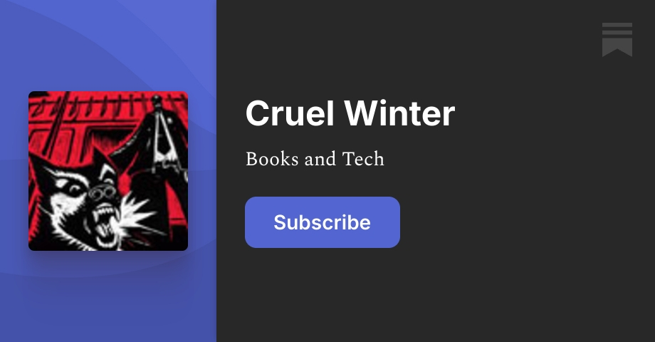 Cruel Winter | Scott Casey | Substack