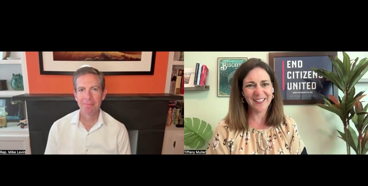 One on One: End Citizens United President Tiffany Muller and Congressman Mike Levin 