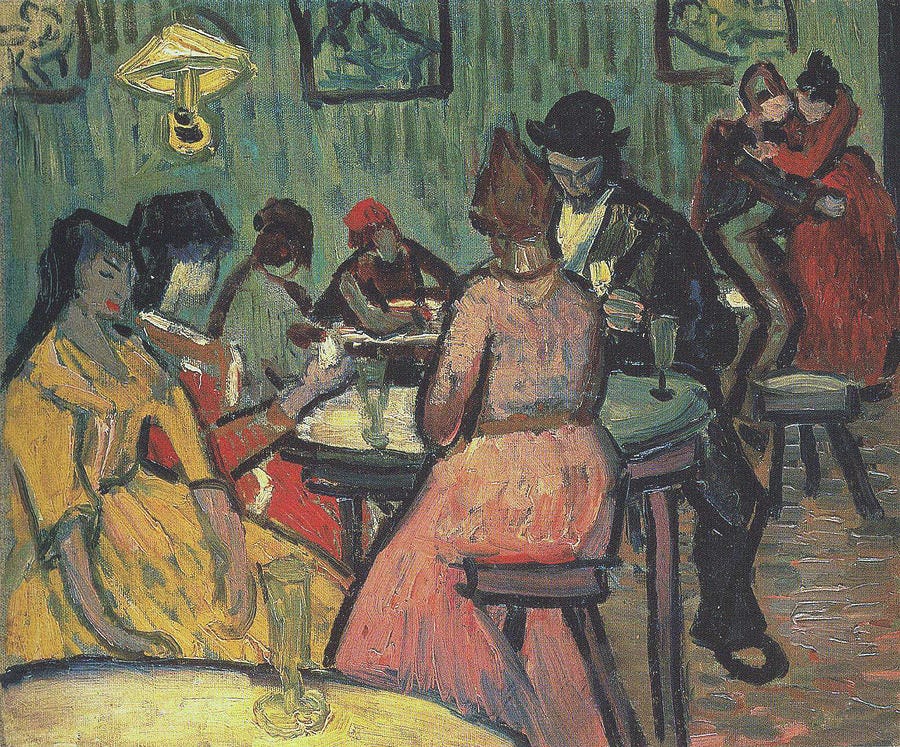 The Brothel, 1887 Painting by Vincent Van Gogh