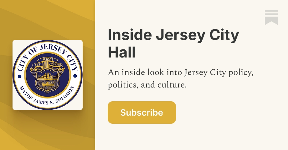 Inside Jersey City Hall | Mayor James Solomon | Substack