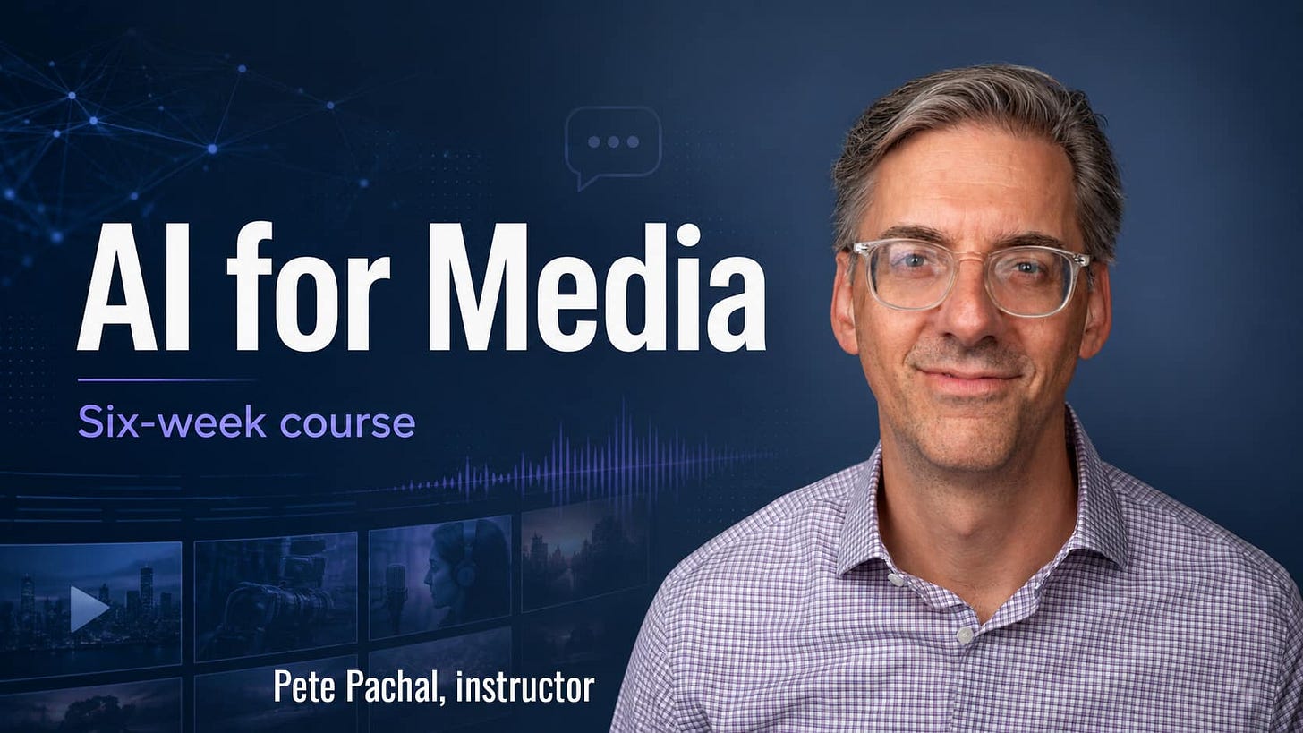 AI for Media banner