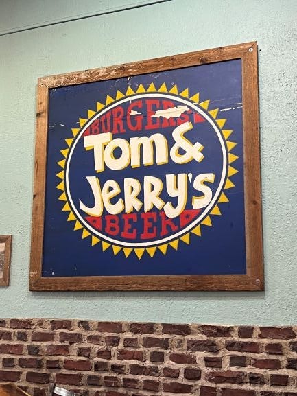 Tom & Jerry’s sign