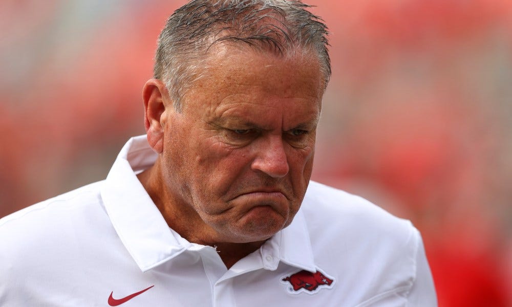 Arkansas, Sam Pittman fire DL coach Jermial Ashley, per reports