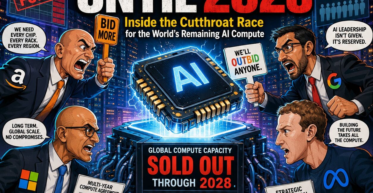 Sold Out Until 2028: Inside the Cutthroat Race for the World's Remaining AI Compute.
