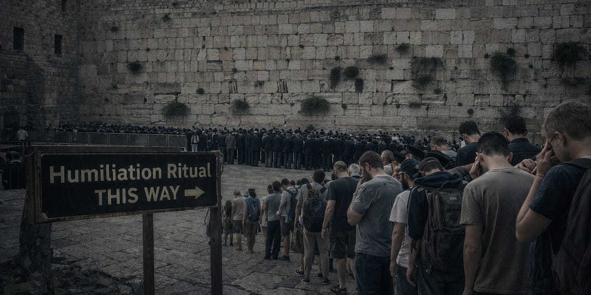 Wall Ritual Understanding the Western Wall Humiliation Ritual