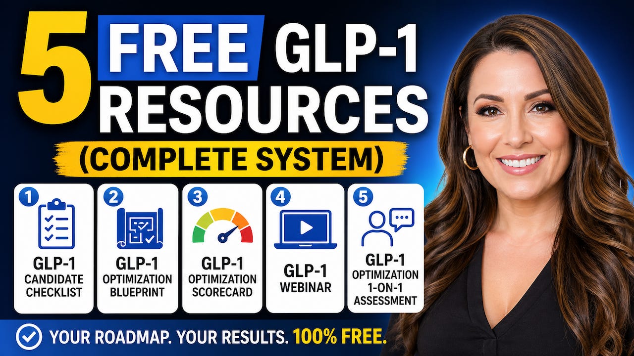 GLP-1 optimization resources GLP-1 optimization resources