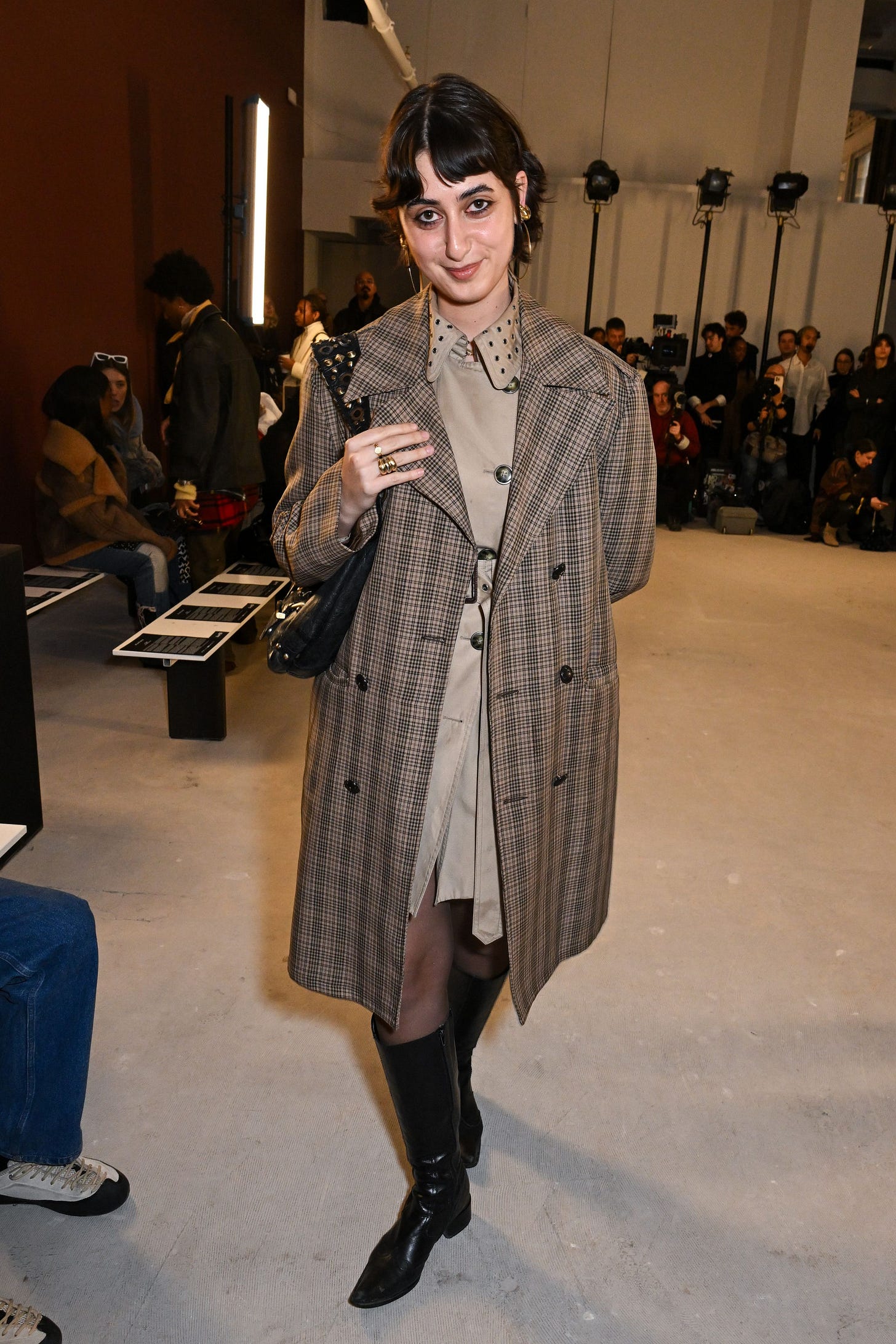 Rama Duwaji at the Diotima fashion show as part of RTW Fall 2026 on February 15 2026 in New York New York.