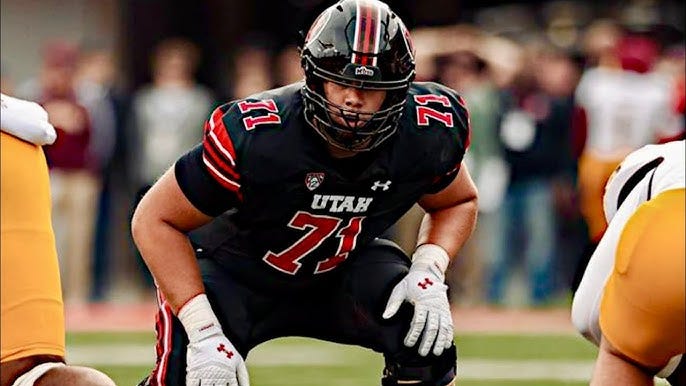 Caleb Lomu 2024 Season Highlights💥| Utah Offensive Tackle | NFL Draft Film