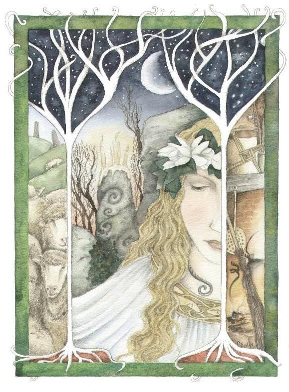 Imbolc - Otherworld illustrations | Pagan art, Art, Pagan