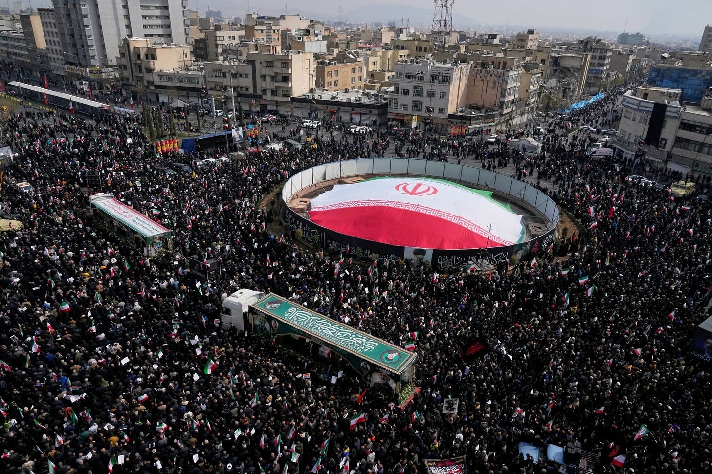 Thousands in Iran mourn slain top commanders under heavy security presence  | The Times of Israel