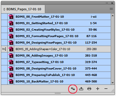 Synchronizing styles in Book feature Synchronizing styles in Book feature