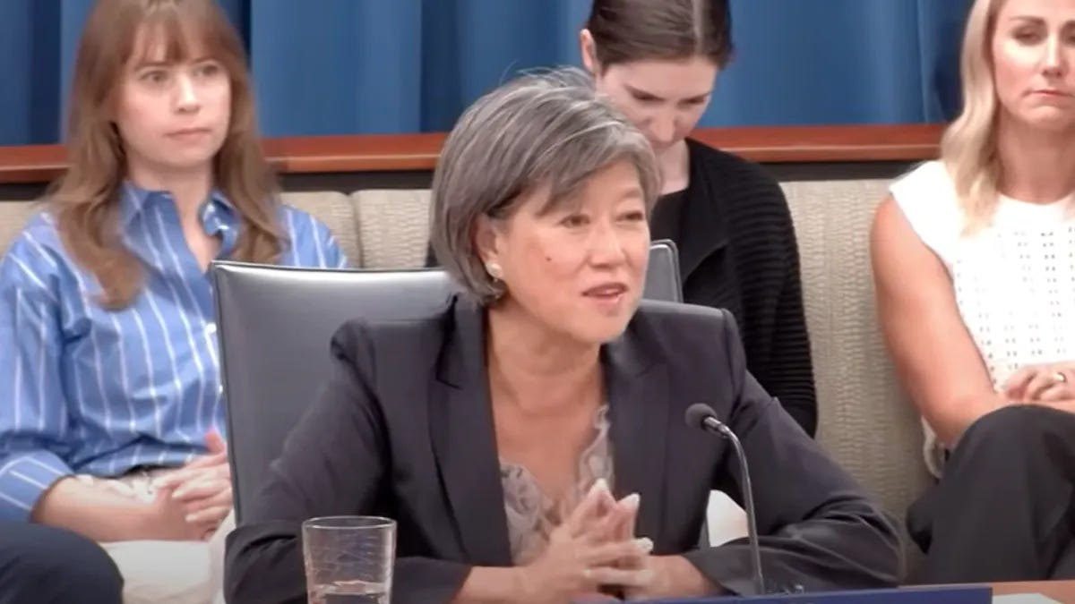 FERC Commissioner Judy Chang speaks at the commission's July 2025 open meeting. FERC Commissioner Judy Chang speaks at the commission's July 2025 open meeting.