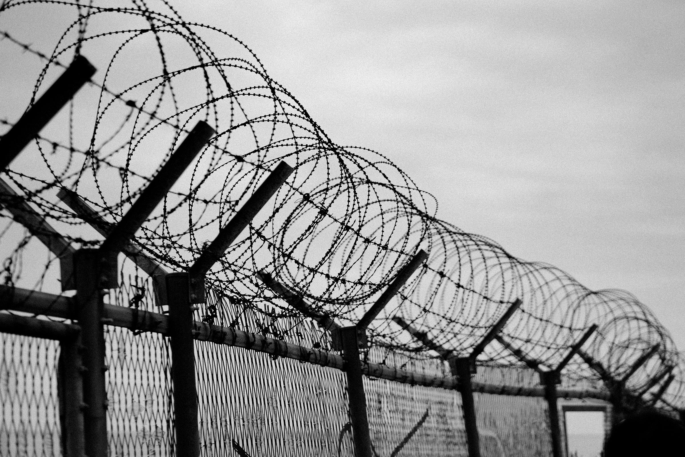Razor wire fence Razor wire fence