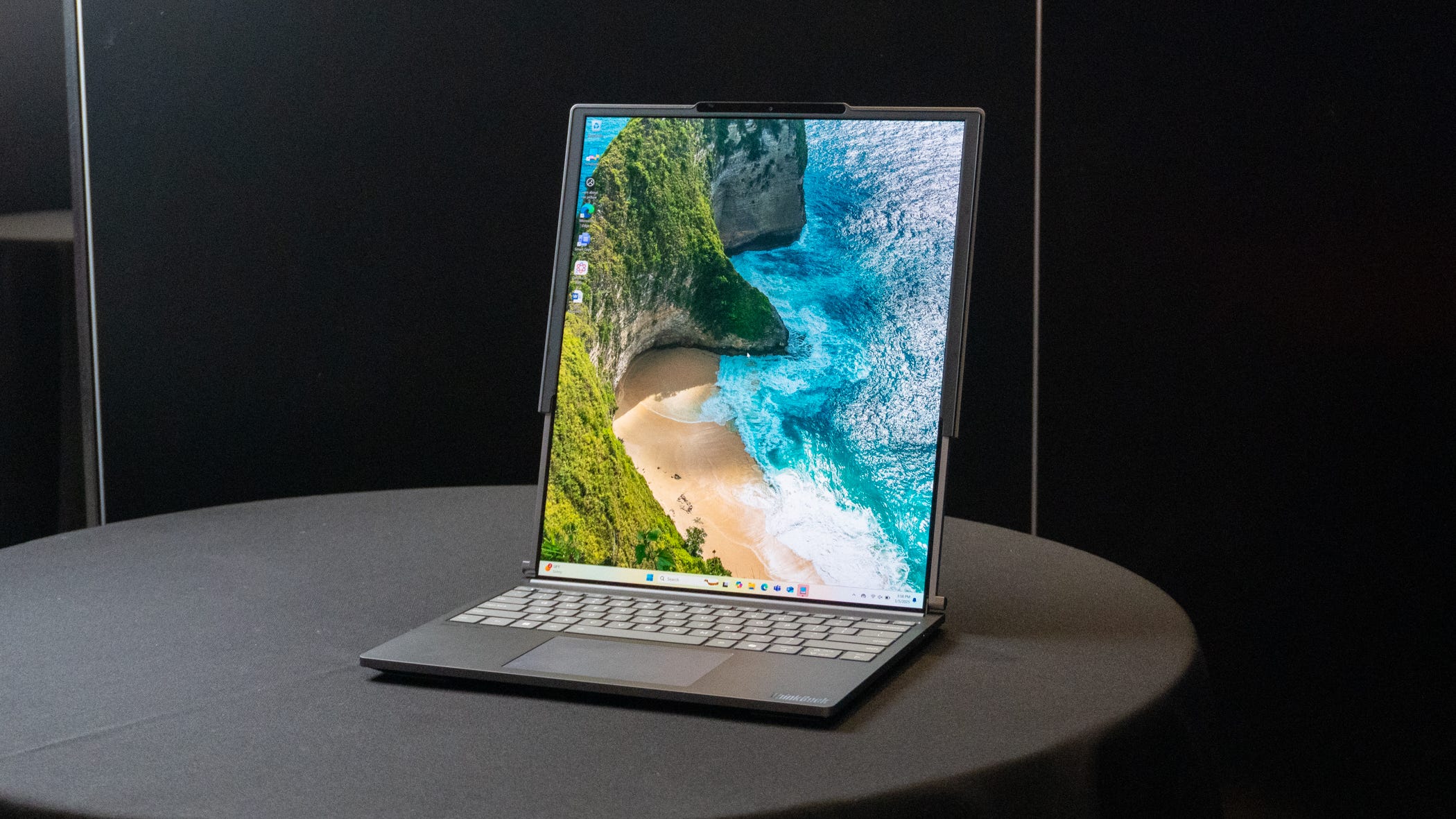 I saw the Lenovo rollable laptop at CES, and it's wild