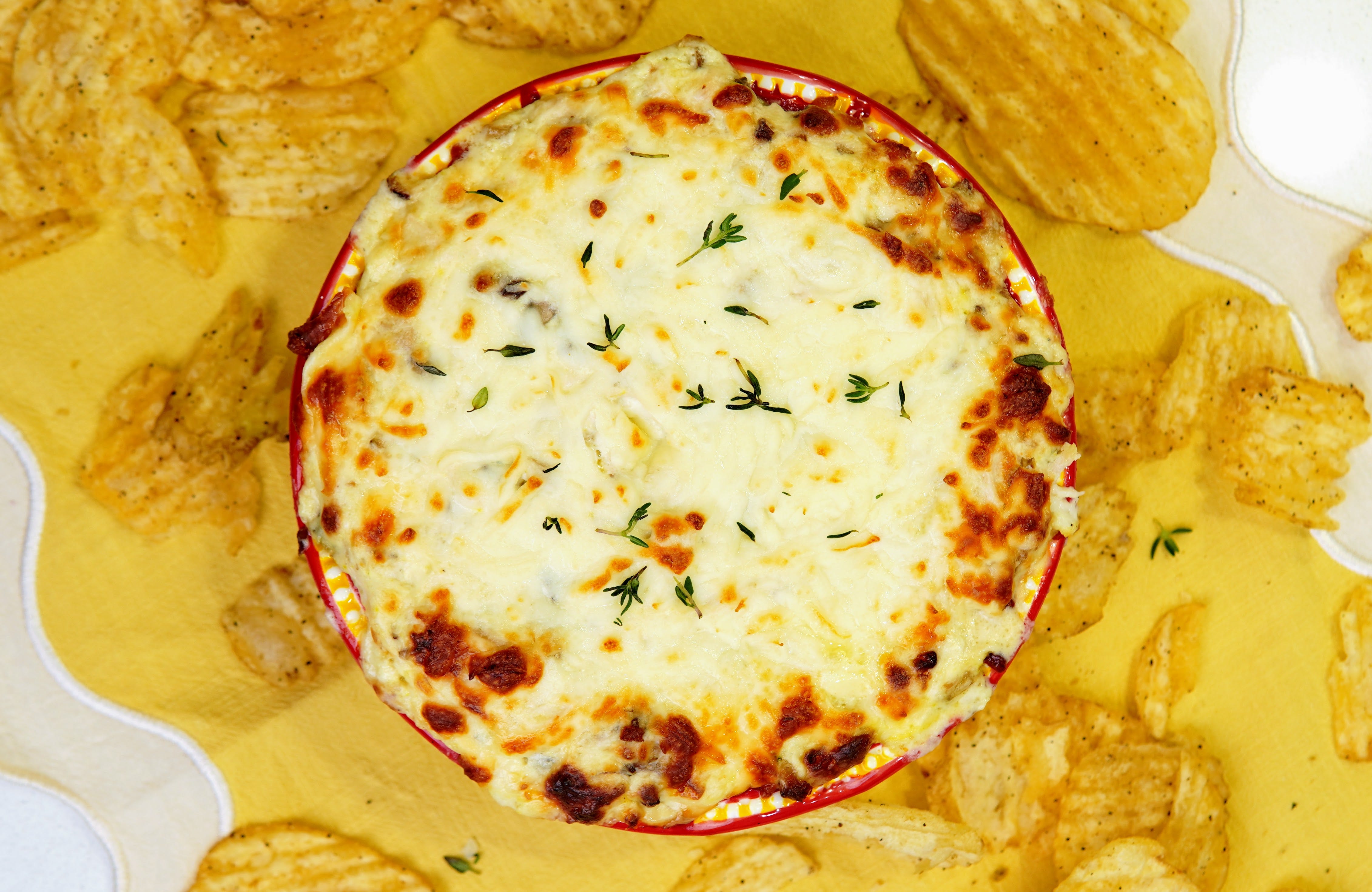 Chicken Mushroom Pot Pie Dip: Pinot Noir Pairing, image size:4524x2942