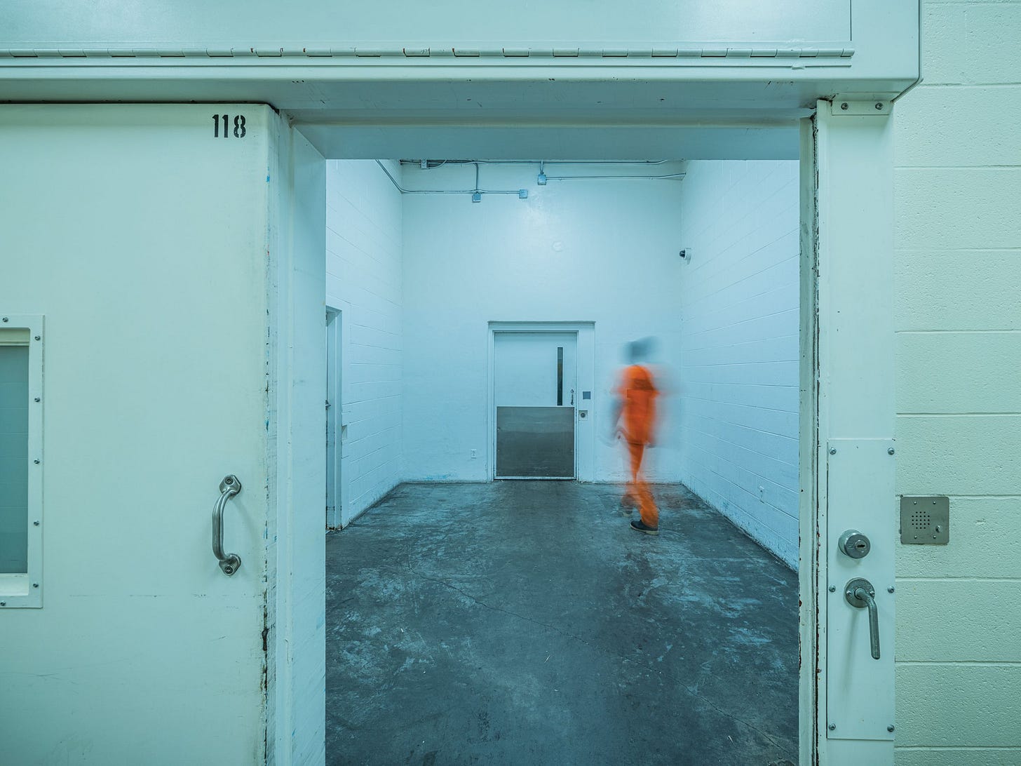A person in a cell