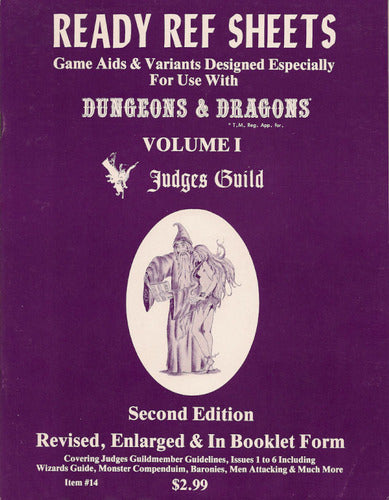 Ready Ref Sheets by Judges Guild 14 - The Dragons Trove