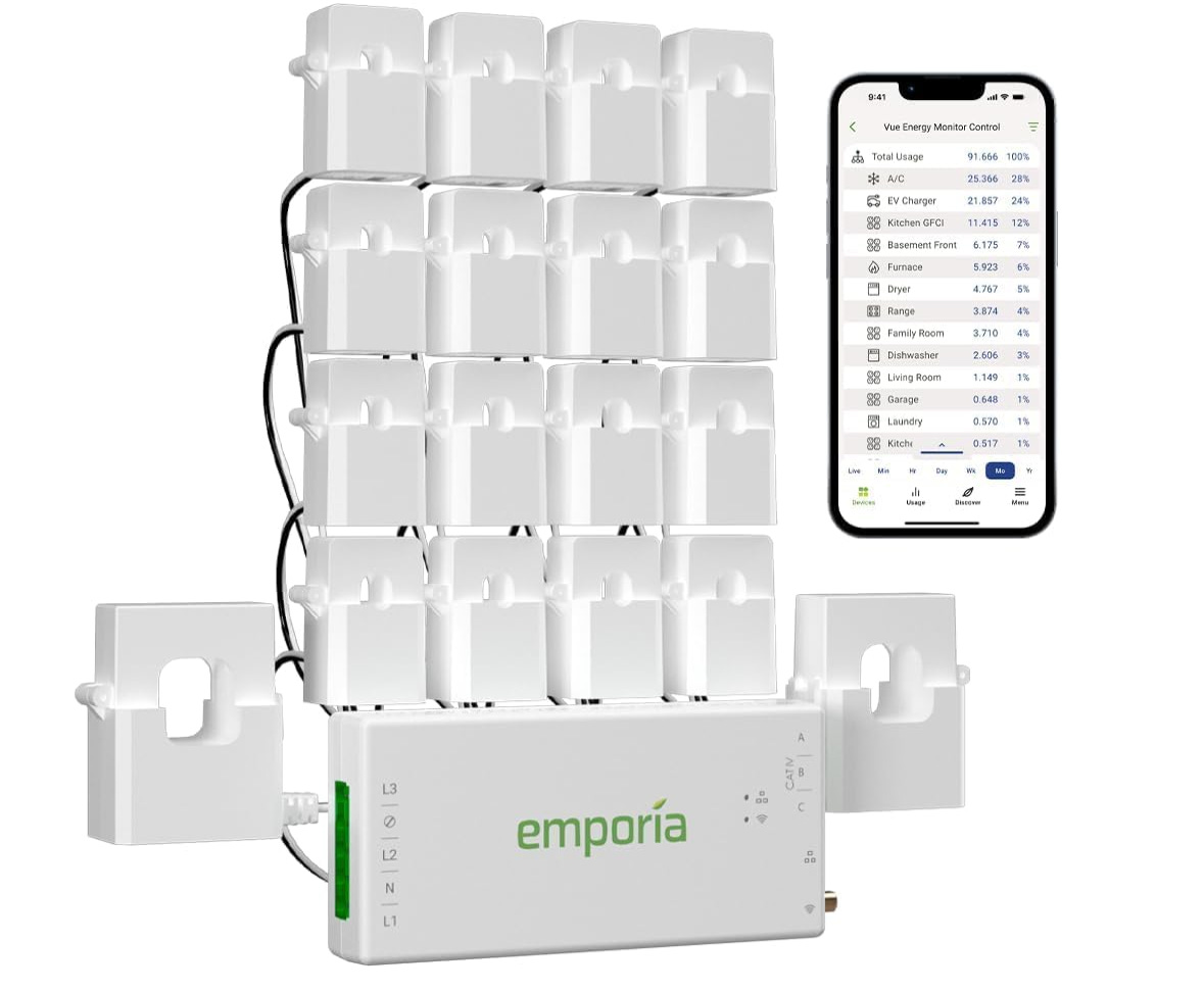 Whole home energy monitoring with Emporia Vue 3