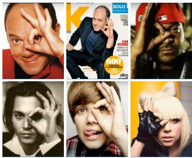 Secret Hand Signals 2 - The 666 Hand Sign 
