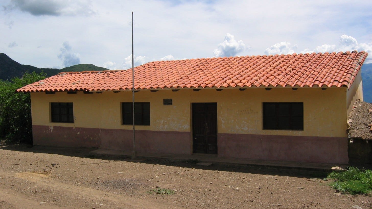 The schoolhouse in La Higuera where Che Guevara was shot, now a museum The schoolhouse in La Higuera where Che Guevara was shot, now a museum