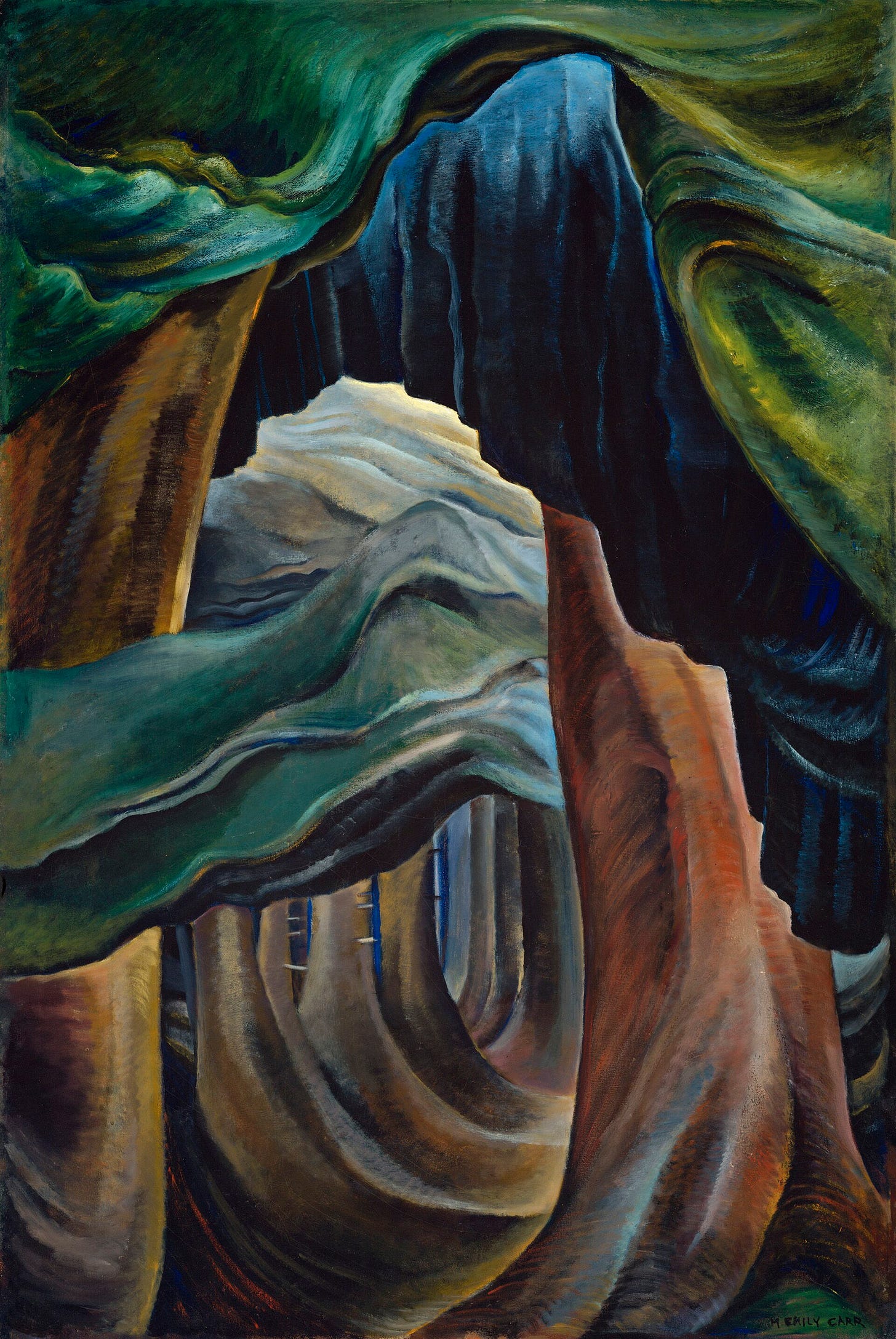 Emily Carr, Forest, British Columbia, 1931 to 1932. Vancouver Art Gallery. Emily Carr, Forest, British Columbia, 1931 to 1932. Vancouver Art Gallery.