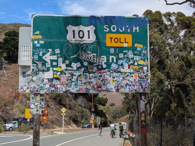 r/StreetStickers - Near Golden Gate Bridge
