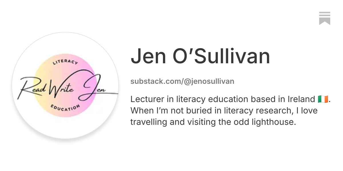 Jen O’Sullivan | Substack