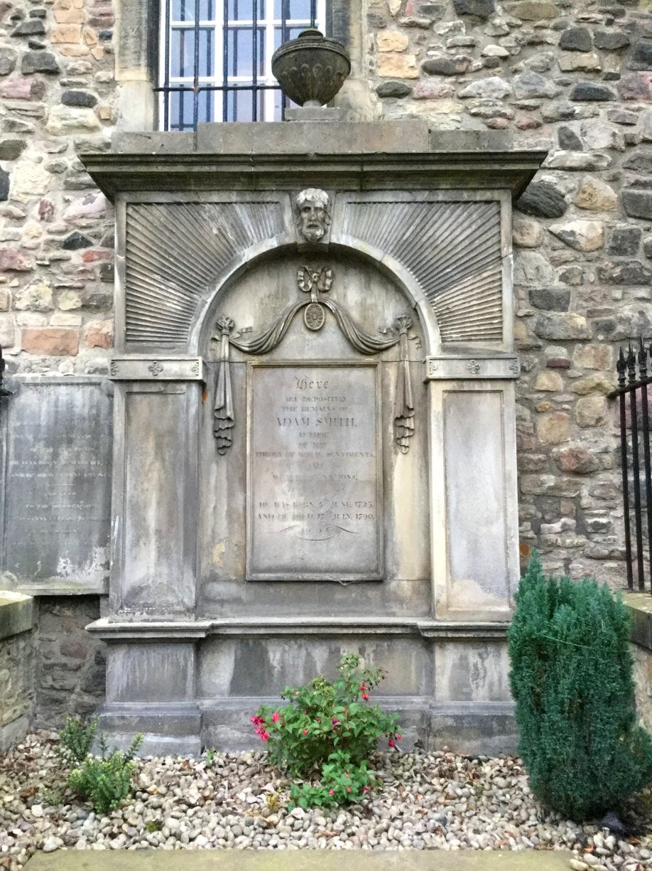 Enlightenment Scotland: Adam Smith's Grave at Canongate Kirkyard | Ordinary  Philosophy