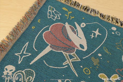 Hollow Knight - Cozy Critters Throw Blanket