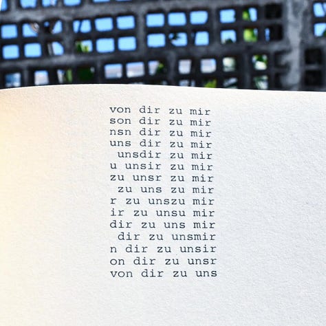Claus Bremer, Anlaesse, Luchterhand, Neuwied & Berlin, 1970 [konkretpoesi. © Claus Bremer]