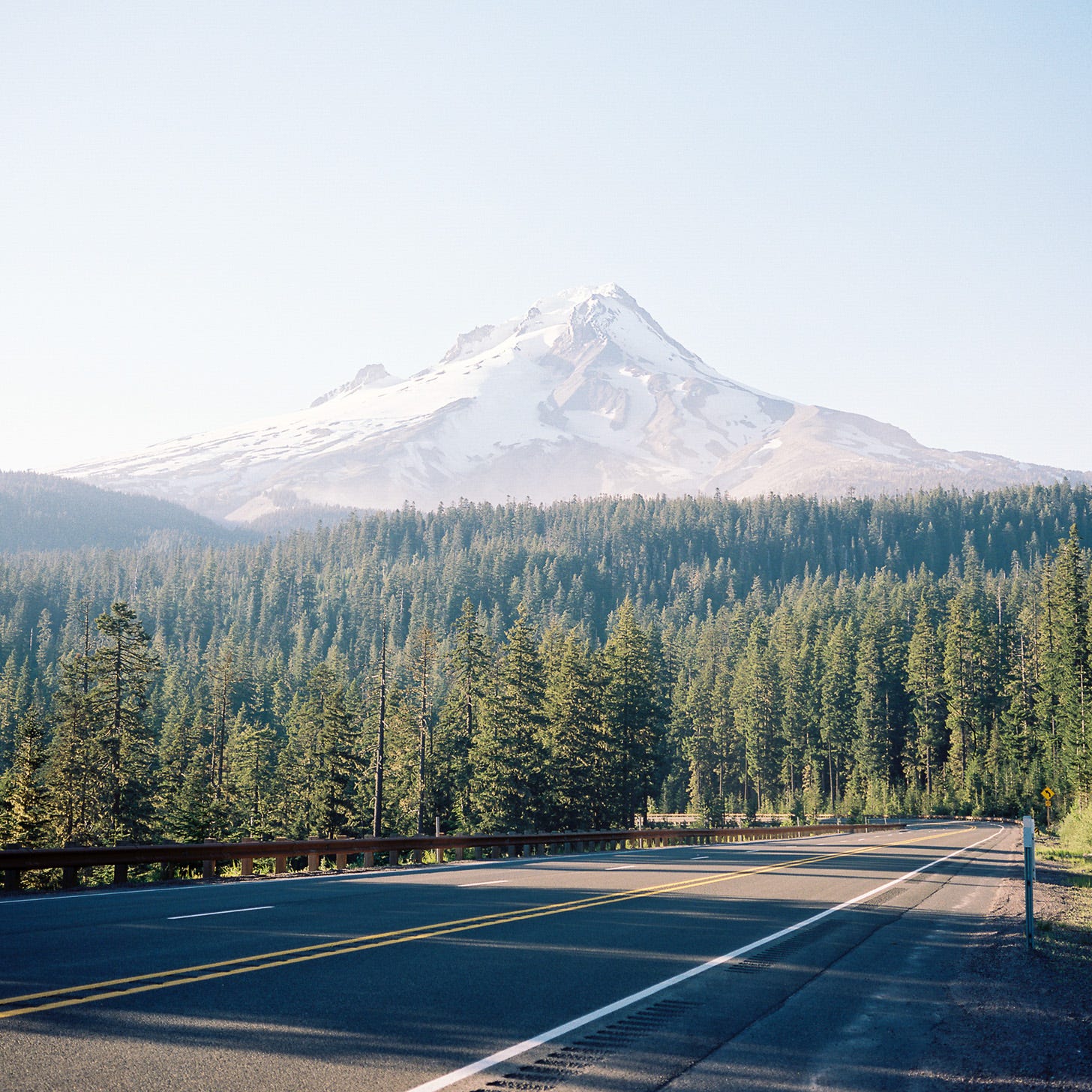 Photo of Mt. Hood from the highway Photo of Mt. Hood from the highway