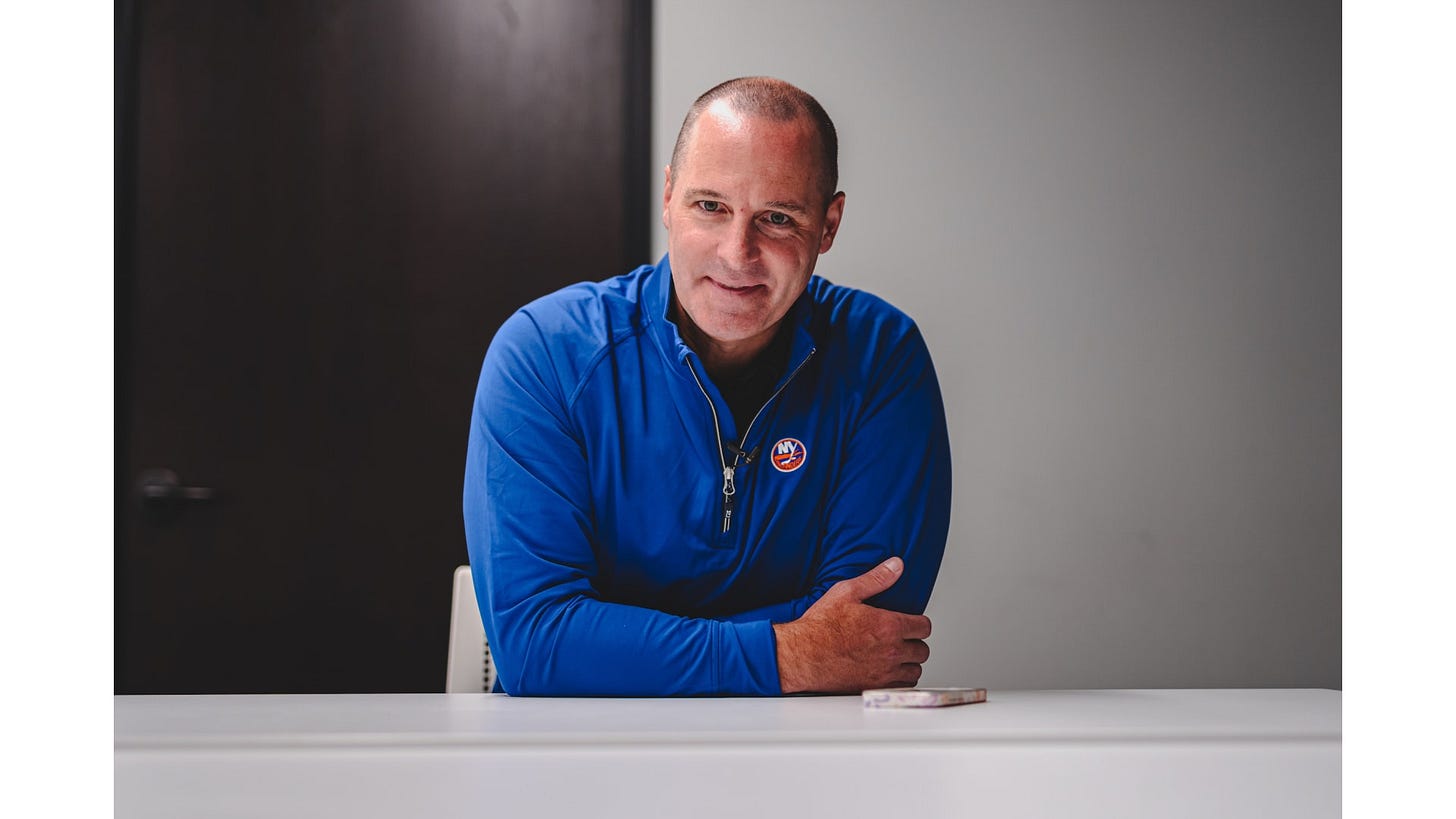 PHOTOS: Mathieu Darche at the Islanders Offices and UBS Arena | New York  Islanders
