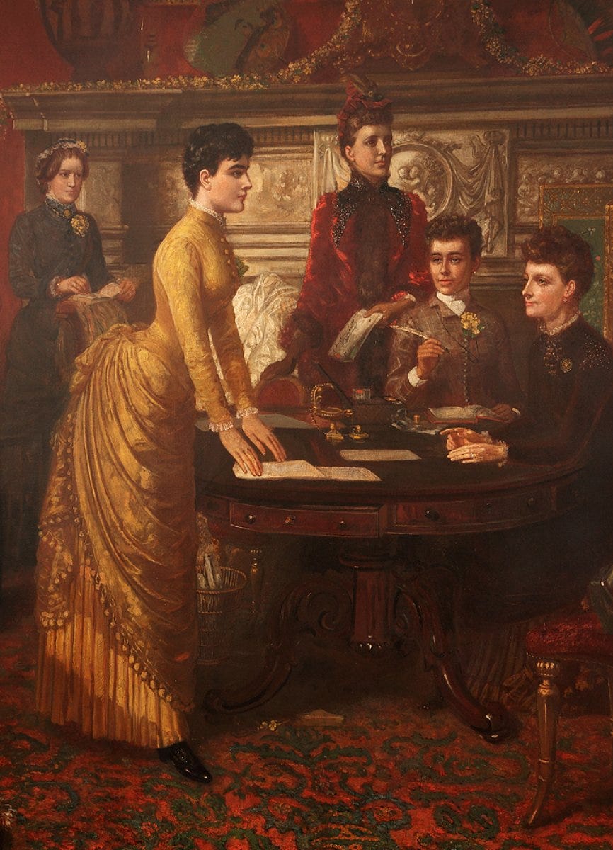 The Ladies Grand Council, England 19th century - Ref.57295