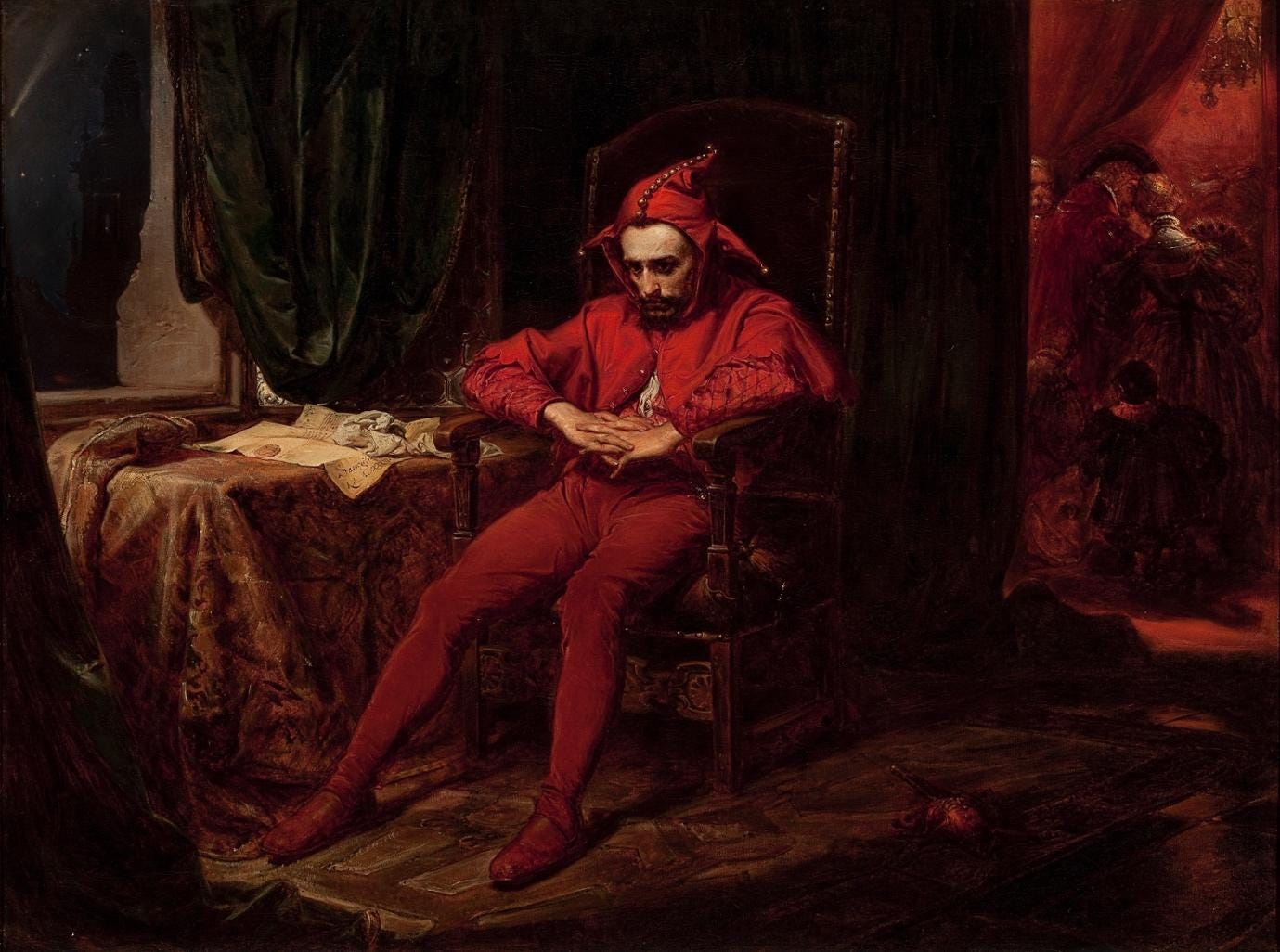 A painting of a person in a red suit
AI-generated content may be incorrect. A painting of a person in a red suit
AI-generated content may be incorrect.