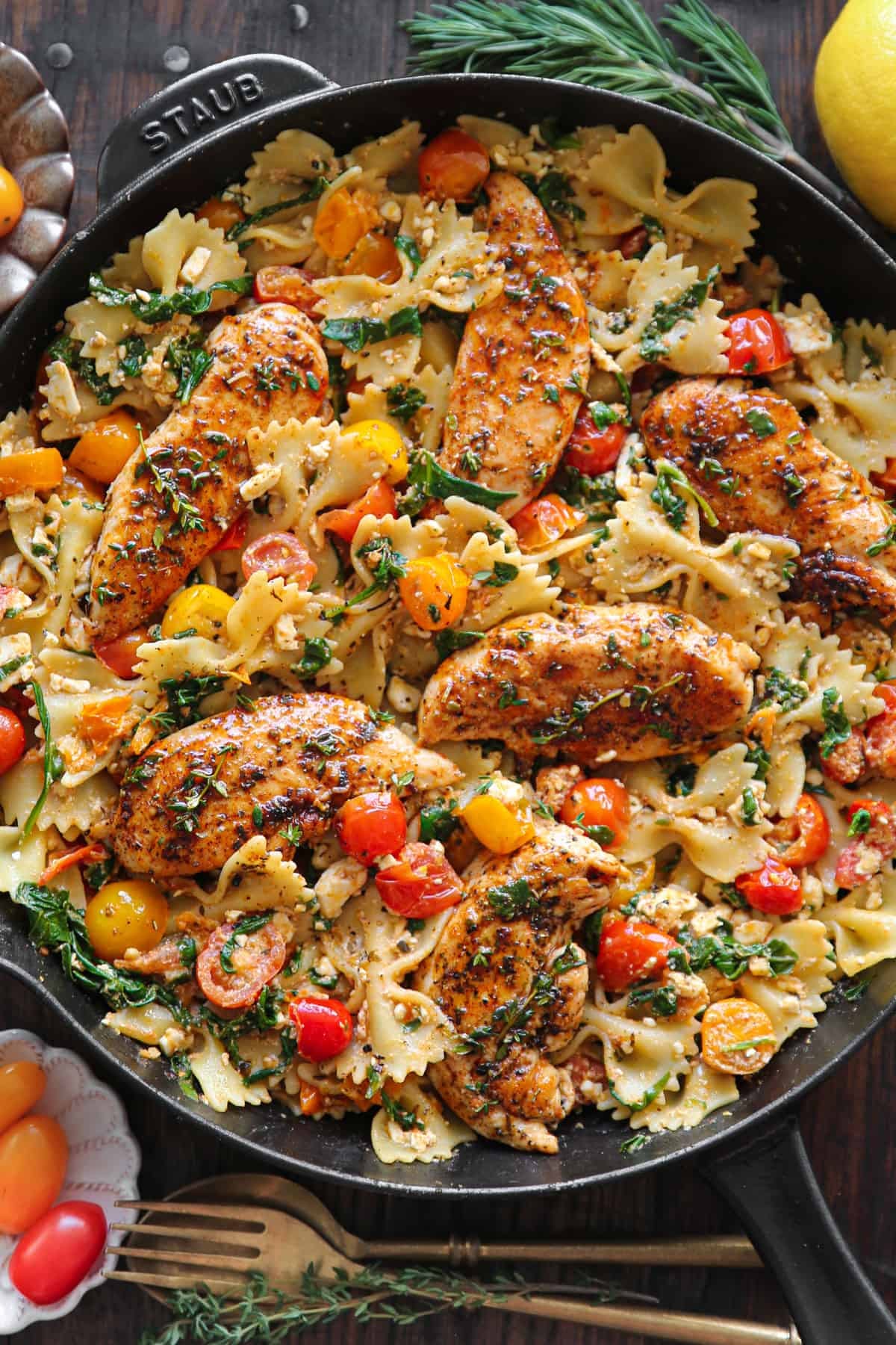 Chicken Feta Pasta (30 Minutes) - Julia's Album