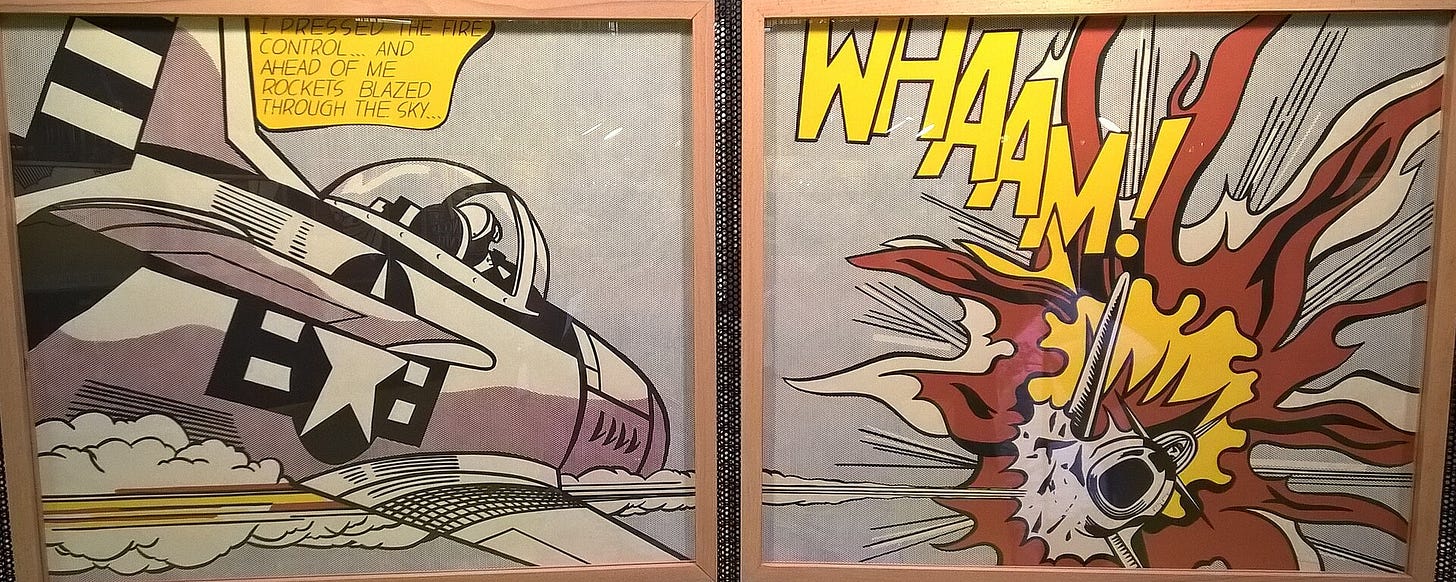 Roy Lichtenstein, Whaam!, 1963. Tate Modern, London.